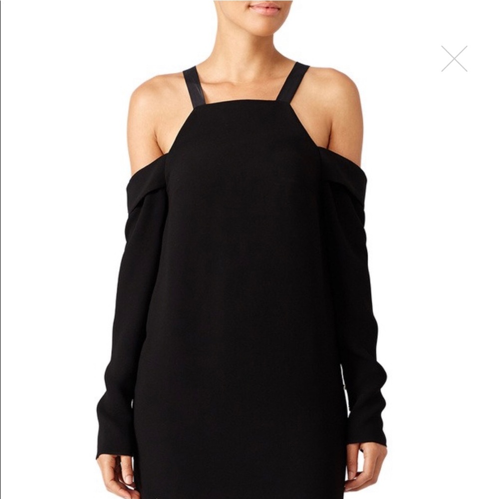 Black off the shoulder dress
